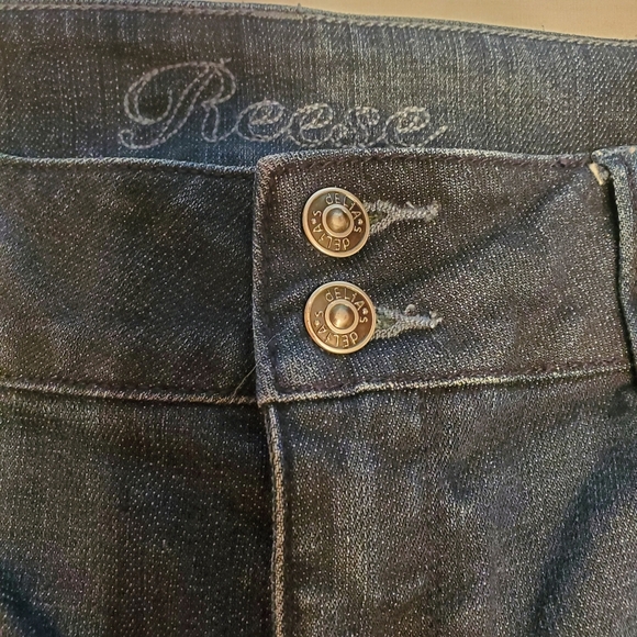 Delia's Reese Boot Cut Dark Wash Flared Womens Jeans Size 9/10 R - Picture 3 of 7